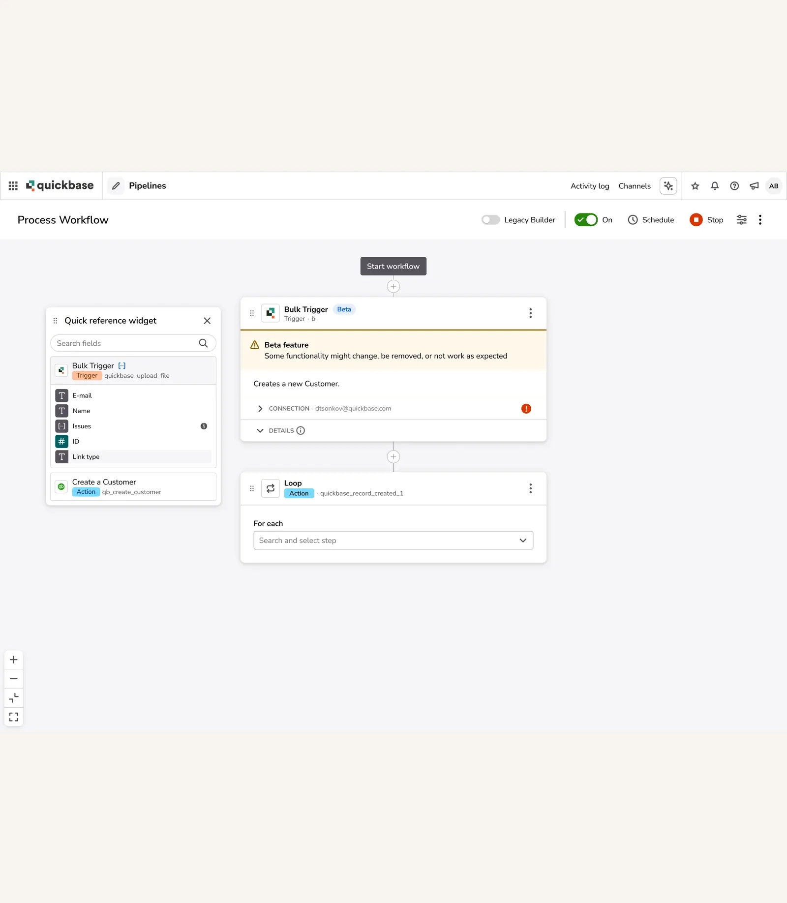 Bulk Trigger design specification for a multi-record automation flow.